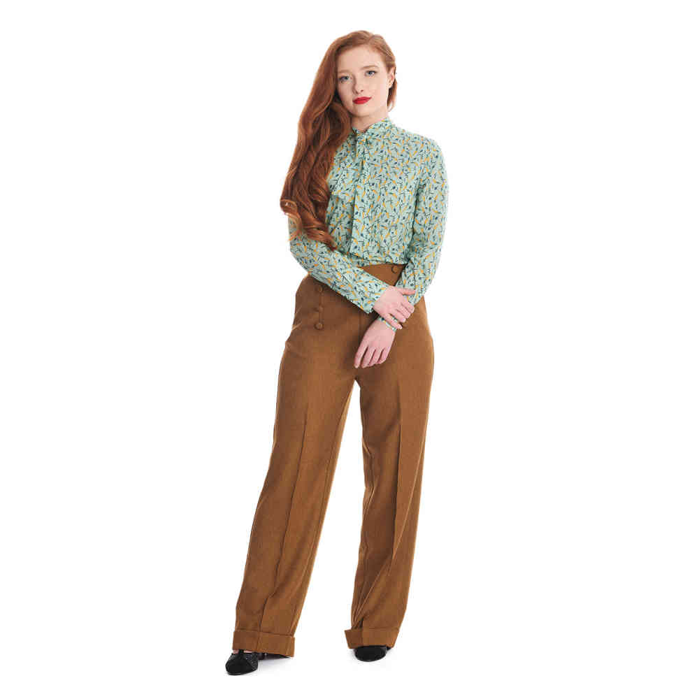 Banned - Winter Garden Blouse - Groen